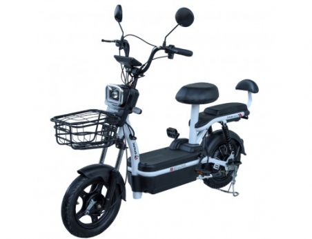 Велосипед з електродвигуном SPARK CITY 14" 48V/500W/20Ah Чорний - 18901