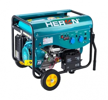 Генератор бензиновий/газовий однофазний Heron 5 кВт (8896318) - 18837